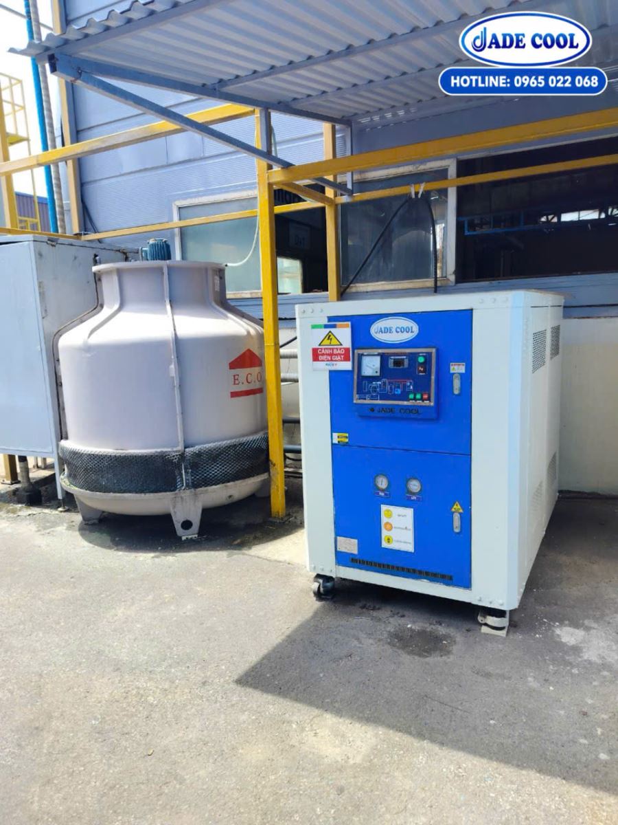 MÁY LÀM LẠNH NƯỚC JC.5WBX1/ GIÓ GIẢI NHIỆT ( 5HP) JADE COOL