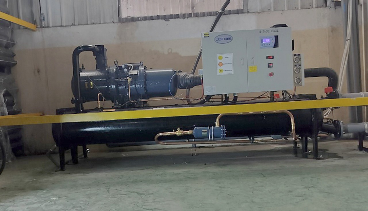 Dự Án Máy Làm Lạnh Nước Cho Ngành Sản Xuất Nhựa JADE COOL- JC.100WBX1(100HP)